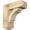 Ekena Millwork Olympic Craftsman Rough Sawn Bracket w/ Offset Brace, Douglas Fir, 6"W x 16"D x 16"H BKT0604X16X16OLY04RDF - alternate 1